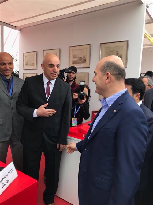 İstanbul Gençlik Festivalinde Başkanlığımıza ait standı İçişleri Bakanımız Sayın Süleyman SOYLU ziyaret etmişlerdir.