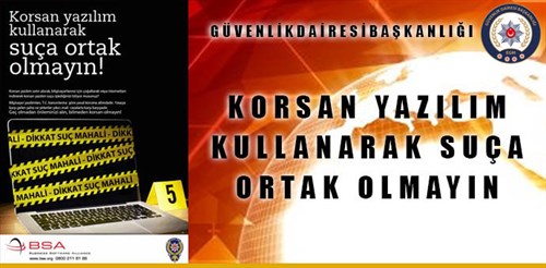 Korsan Yazılım Kullanarak Suça Ortak Olmayın